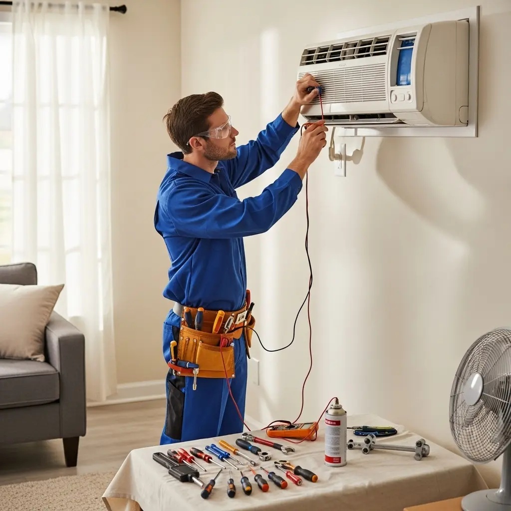 Salihli Grundig Grundig klima gaz dolumu ve bakım – Enerji verimliliği artırıldı. - Teknik servis örneği